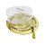 Conjunto para Bolo Luxor 3 Peças Dourado em Aço Inox e Acrílico - Imagem 1