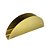 Porta Guardanapo Dourado Aço Inox de Mesa Fineza - Imagem 3