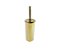 Kit Dourado Lixeira Dourada e Suporte com Escova Sanitária Fineza - Imagem 4