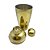 Coqueteleira Aço inox Dourado 500ml C/ Coador Drinks Caipirinha Bar Fineza - Imagem 2