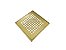 Ralo Dourado Quadriculado Gold com Caixilho 15x15 - By Fineza - Imagem 1