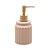 Kit Banheiro 3 peças Stripes Nude e Dourado e Bandeja Florence Fineza - Imagem 7