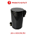 Lixeira Redonda Dourada e Preta Selene em Aço Inox com Pedal 3L OUTLET - Imagem 1