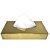 Porta-Lenços de Papel de Aço Inox – Dourado By Fineza - Imagem 2