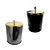 ESQUENTA BLACK: Kit Dione&Mila Crystal Lixeiras Pretas e Douradas em Aço Inox e Plástico com Tampa Pino 5L - Imagem 2