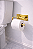 Porta Papel Higiênico de Parede Luigi Dourado em Aço Inox - Imagem 1