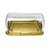 Porta-Pão Em Aço Inox Dourado - By Fineza - Imagem 1