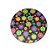 Porta Copo Floral Preto - Imagem 1