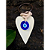 Pendente Coração Olho Grego Maia Off (24x10x3cm) - Imagem 1