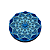 Porta-Inceso Mandala Azul - Imagem 1
