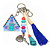 Chaveiro Casinha Azul - Imagem 1
