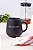 Caneca 260ml - Hoje tem café (Preta) - Imagem 1
