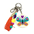 Chaveiro Borboleta Floral - Imagem 1