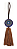 Charm Bolsa Olho Tribal - Imagem 1