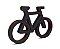 Bike Laranja Bolinha - 20 cm - Imagem 4