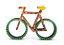 Bike Laranja Bolinha - 20 cm - Imagem 3