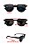 Óculos de Sol Maxi Redondo Clássico Agata - Preto Degradê - Acetato - Imagem 4