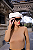 Óculos de Sol Maxi Retangular Blogueira Siena - Acetato - Imagem 6