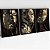 Trio de Quadros Black Gold - Imagem 1