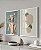 Dois Quadros - Woman Flower e Abstrato - Imagem 1