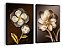 Dois Quadros - Flores Neutra - Imagem 1