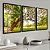 Trio de Quadro Paisagem Árvore - Imagem 1