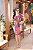 Vestido Estampado crepe curto - Imagem 1