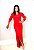 Vestido crepe longo gola redonda - Imagem 3