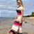 Vestido Viscolycra Longo gola V - Imagem 1