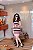 Vestido viscolycra curto gola v - Imagem 4