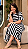 Vestido Franzido Listrado - Imagem 4