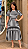 Vestido Franzido Listrado - Imagem 1