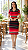Vestido Viscolycra Listrado - Imagem 1