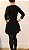Vestido curto manga longa preto - Imagem 5