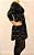 Vestido curto manga longa preto divino - Imagem 4