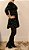 Vestido curto manga longa preto divino - Imagem 3