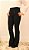 Calça feminina modelagem flare , cintura alta com botões na cor preta DIVINA - Imagem 3