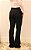 Calça feminina modelagem flare , cintura alta com botões na cor preta DIVINA - Imagem 6