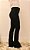 Calça feminina modelagem flare , cintura alta com botões na cor preta DIVINA - Imagem 7