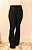 Calça feminina modelagem flare , cintura alta com botões na cor preta DIVINA - Imagem 2