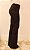 Calça feminina modelagem flare em tecido jacquard marsala com estampa RajFlower - Imagem 3