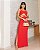 Vestido longo Yasmin - vermelho - tamanho único - Imagem 1