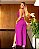 Conjunto cropped e pantalona com fenda - fúcsia - Imagem 2