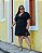 Vestido plus envelope com manguinha - Preto - Imagem 2