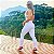Macacão fitness levanta bumbum branco jacquard diamont fosco- tamanho único - Imagem 4