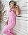 Macacão em bengaline Bruna - rosa barbie - Imagem 3