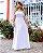 Vestido longo em viscolycra Diana - Branco - Imagem 1