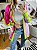 Maxi casaco belíssimo em tricot neon colors - Imagem 3