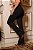 Calça flare para o frio (flanelada por dentro) - preto - Imagem 3