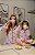 Pijama longo maravilhoso mãe e filha - olhos fechados - Imagem 1